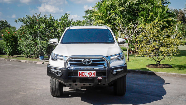 Fortuner 2015-2020 808-01 Phoenix Bull Bar Single Stainless Loop Package - SKU MCC-01018-801SSL