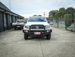 Amarok 2011-On 707-01 Falcon Bull Bar Single Black Loop Package (LED Foglight) - SKU MCC-04001-701SBLFOG