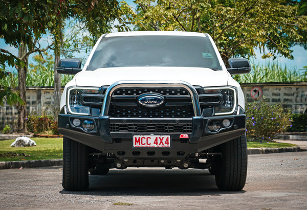 Next-Gen Ranger/Everest 2022-On - 707-01 Falcon Bull Bar Single Stainless Loop Package (No Foglight) - SKU MCC-05010-701SSL