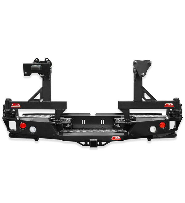 BT50 TF 2021-On 022-02 Rear Wheel Carrier Dual Wheels Carrier Package with Side Protection - SKU MCC-06004-202PK1