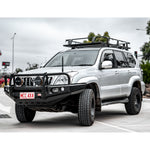 Prado 120 2002-2009 707-02 Falcon Bull Bar Black A-Frame Package (No Foglight) - SKU MCC-01010-702UP