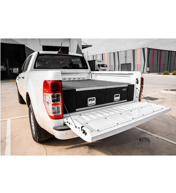 Ranger PJ PK 2007-2009 4401 Galvanised Steel Carpet Dual Drawer System - SKU MCC-05001-4401