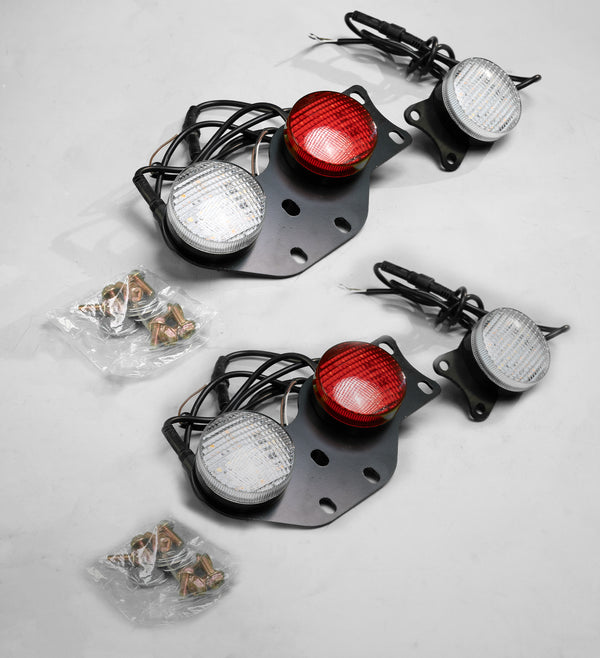 022-03 Led Rear Light Set With Bracket - SKU MCC-8008-203LT