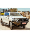 Hilux 2020-On  707-02 Falcon Bull Bar Black A-Frame Package (LED Foglight) - SKU MCC-01021-702FOGUP