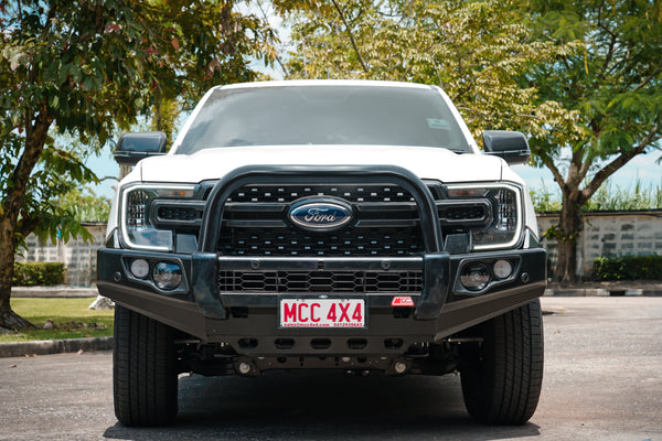 Next-Gen Ranger/Everest 2022-On - 707-01 Falcon Bull Bar Single Black Loop Package (No Foglight) - SKU MCC-05010-701SBL