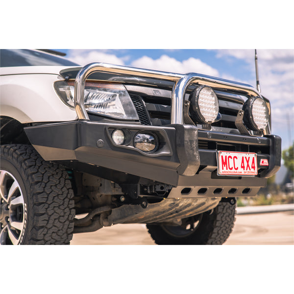 Ranger PX 1 2011-2015 707-01 Falcon Bull Bar Triple Stainless Loops Package (LED Foglight) - SKU MCC-05003-701FOGUP